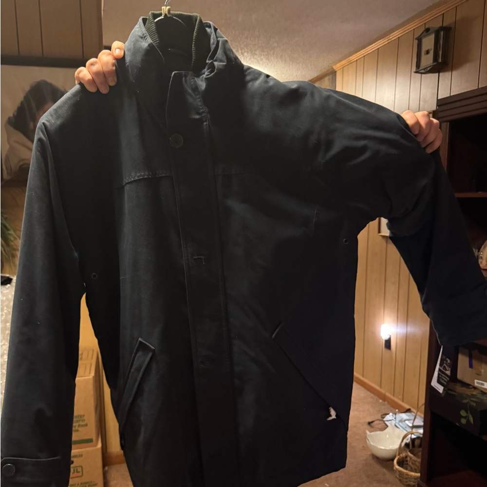 Roundtree & Yorke Black Military Field Coat